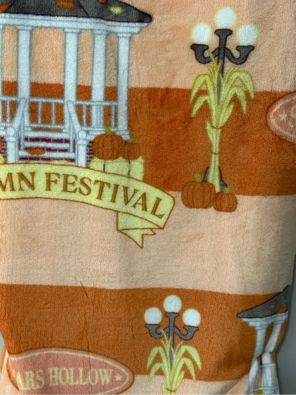 Gilmore Girls Autumn Festival Plush Throw Blanket 50x70.  NWT